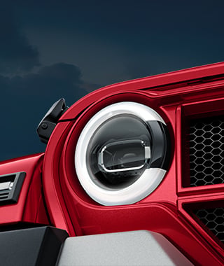 C shaped Headlamps