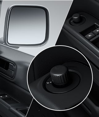 Adjustable ORVM mirrors