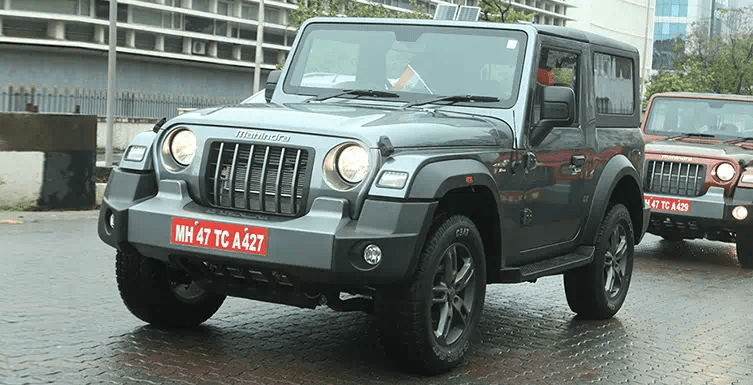 Mahindra Thar SUV Mountain Trail run