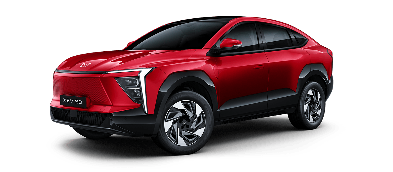 Mahindra XEV 9e Tango Red